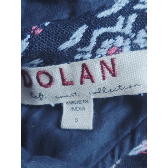 NEW Anthropologie Dolan Black and Pink Puff Sleeved Blouse - Small - Picture 9 of 13